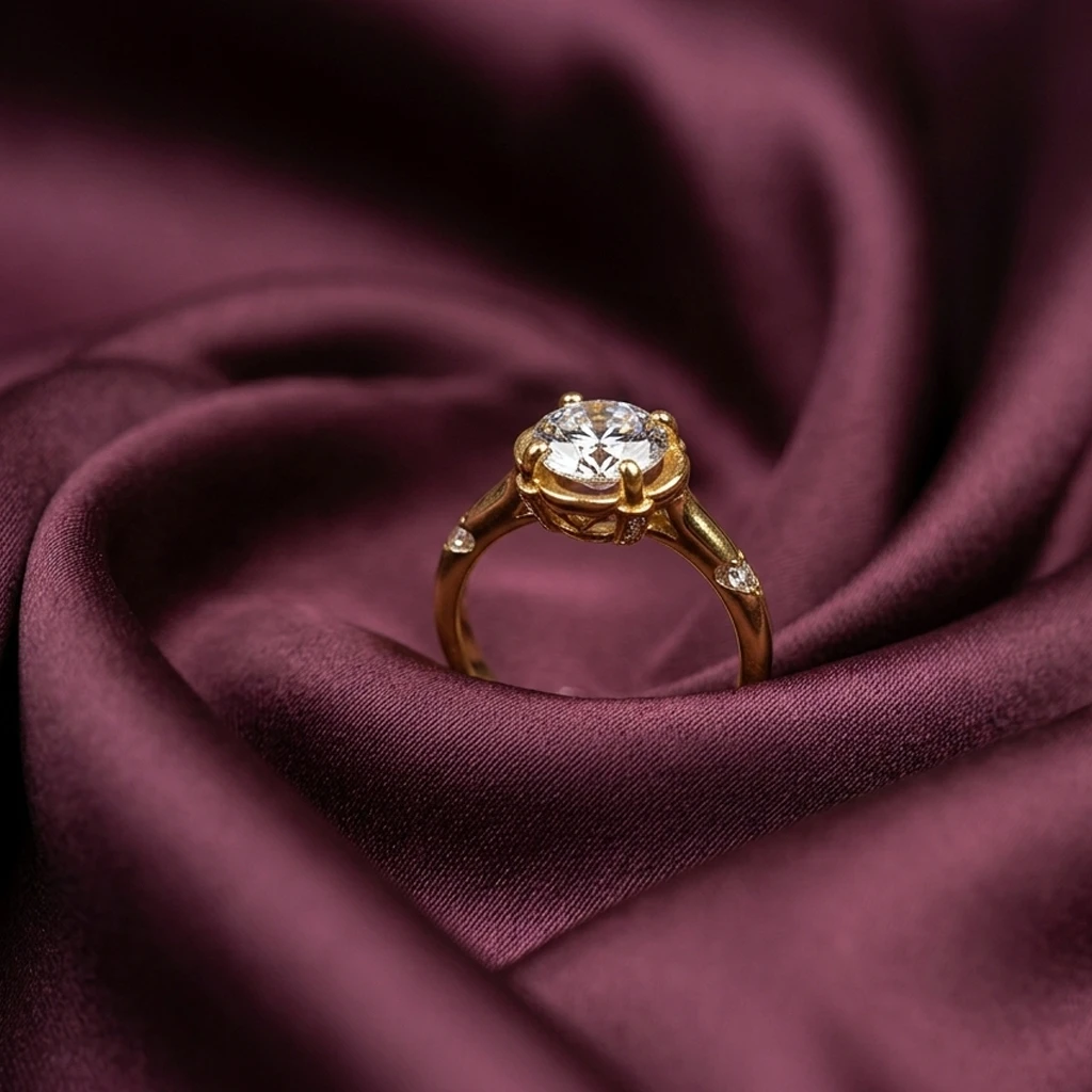 Blossom Solitaire Ring