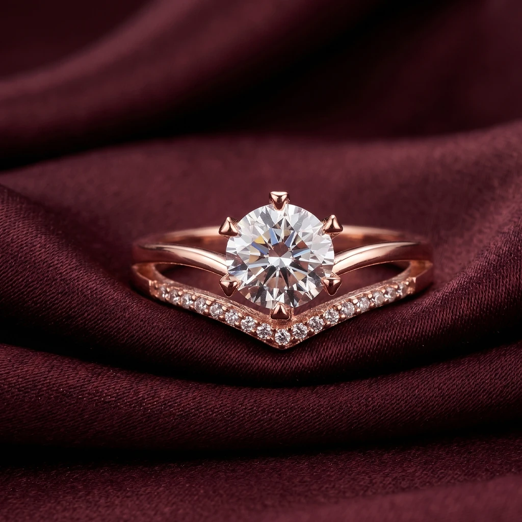 V-Chevron Ring