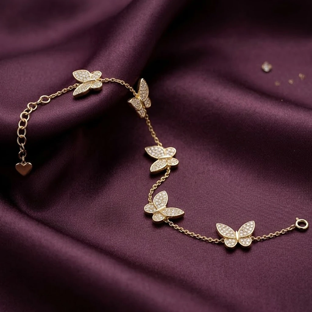 Enchanted Butterfly Pavé Bracelet