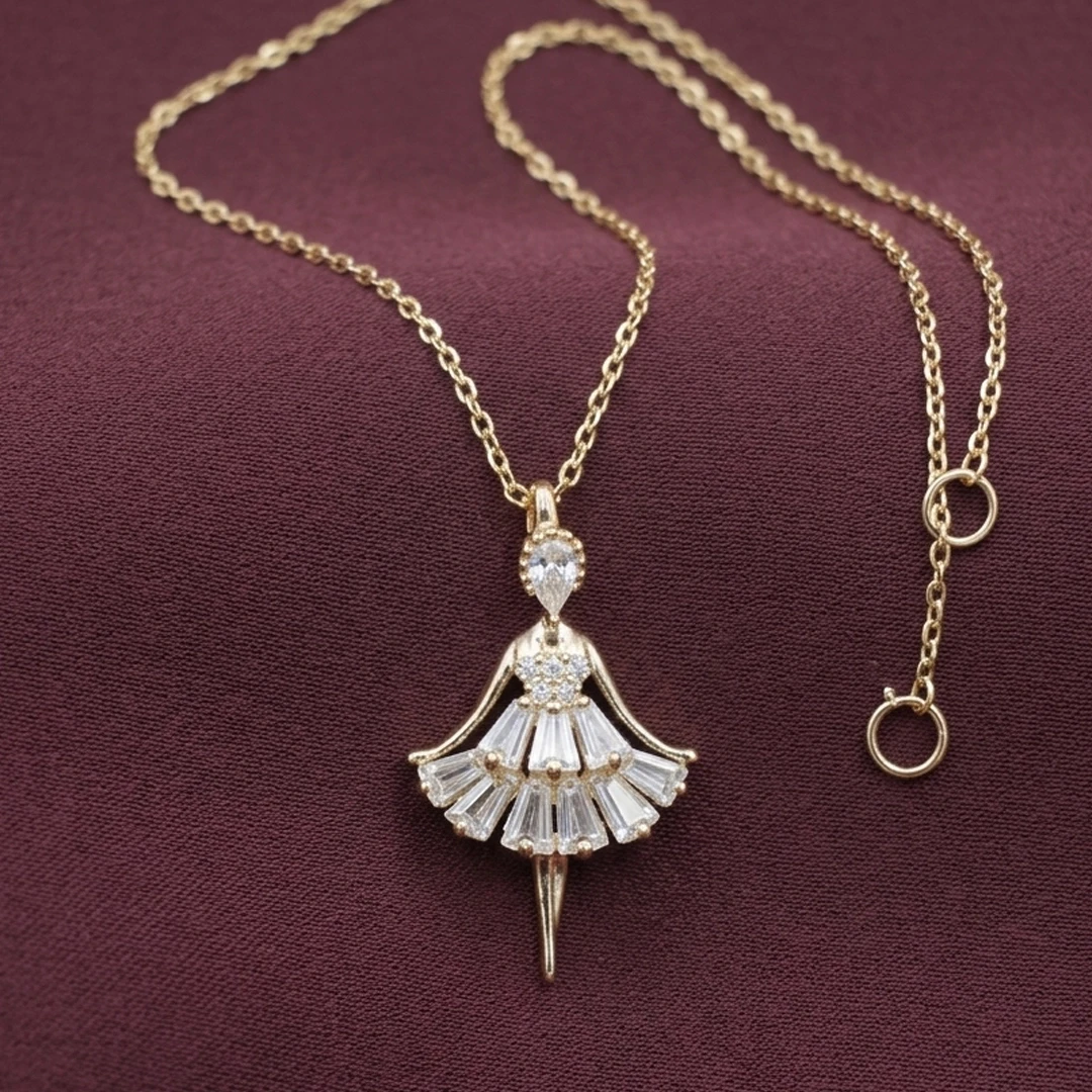 Prima Ballerina Pendant Necklace