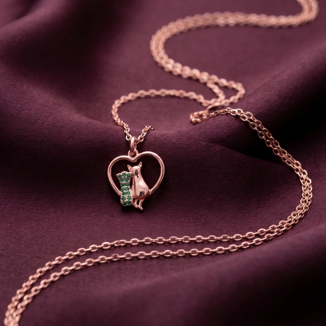 Companion Heart Pendant and Chain