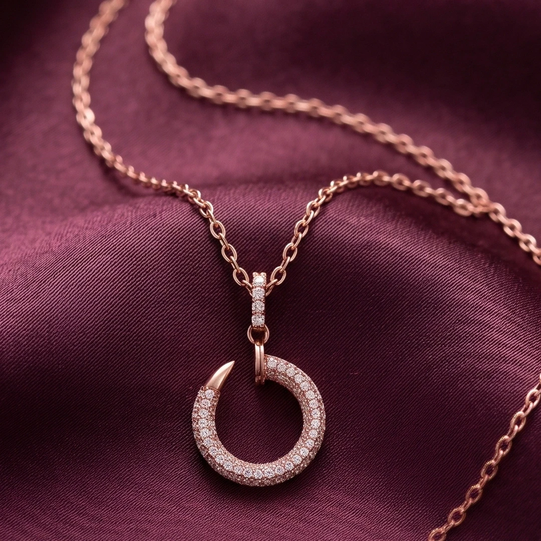 Juste Nail Pendant and chain