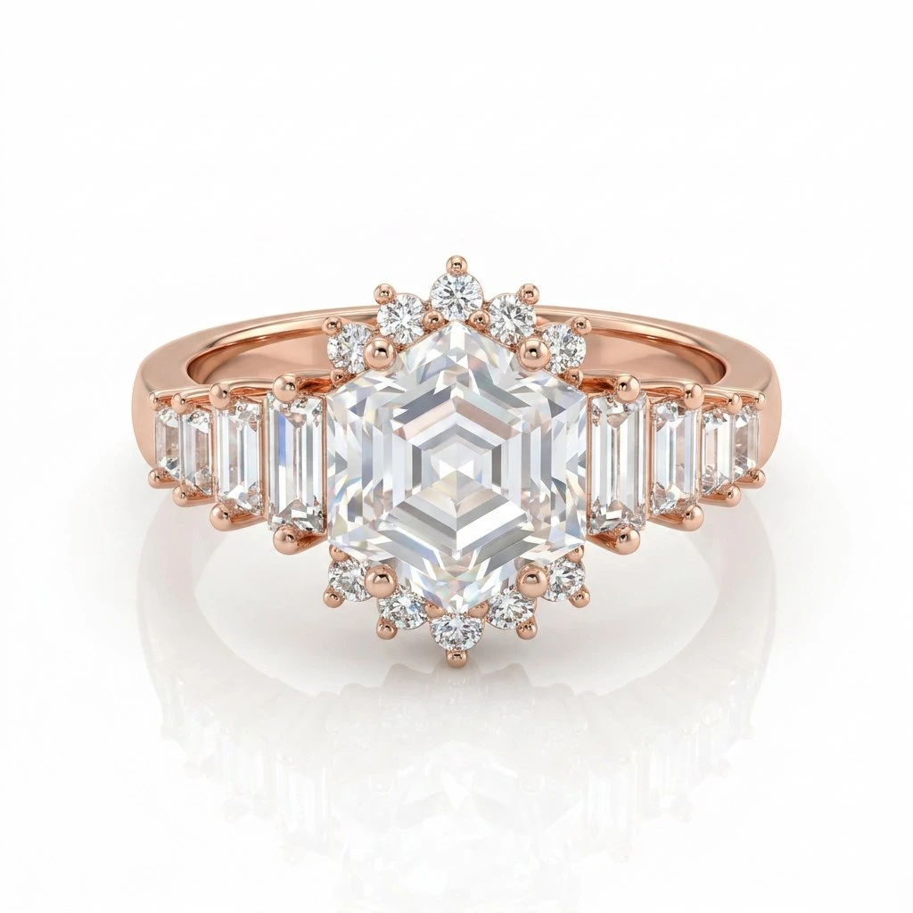 "Radiant Embrace" Ring