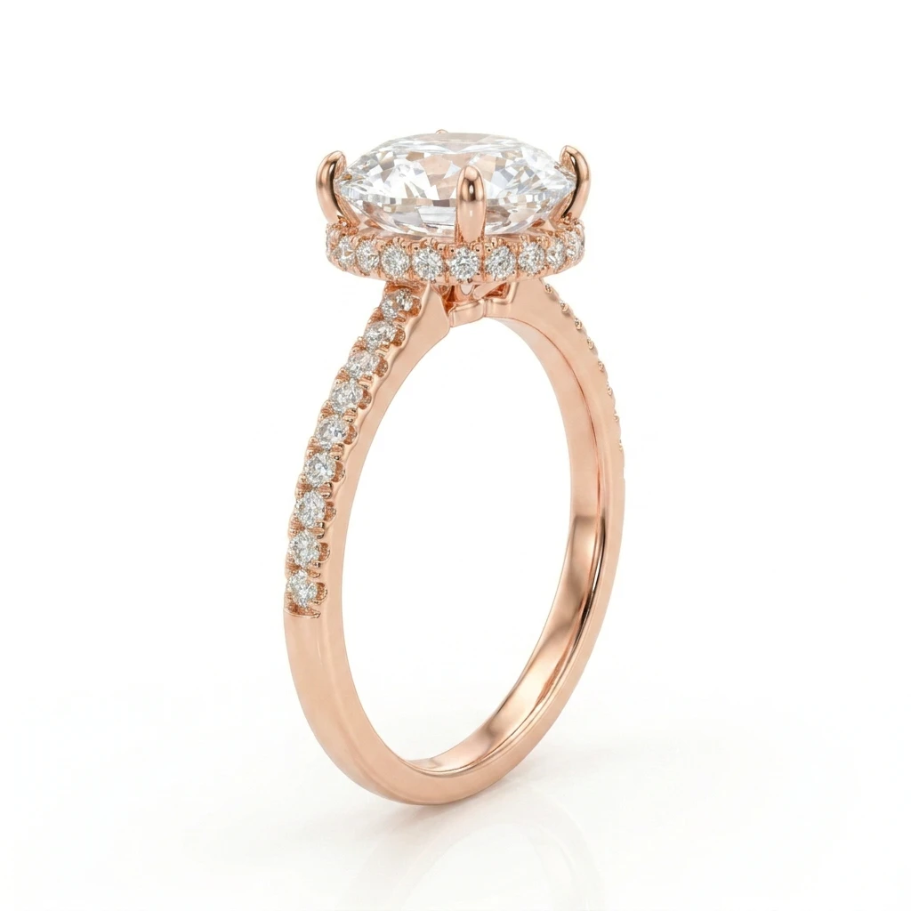 "Aurelia Halo" Ring