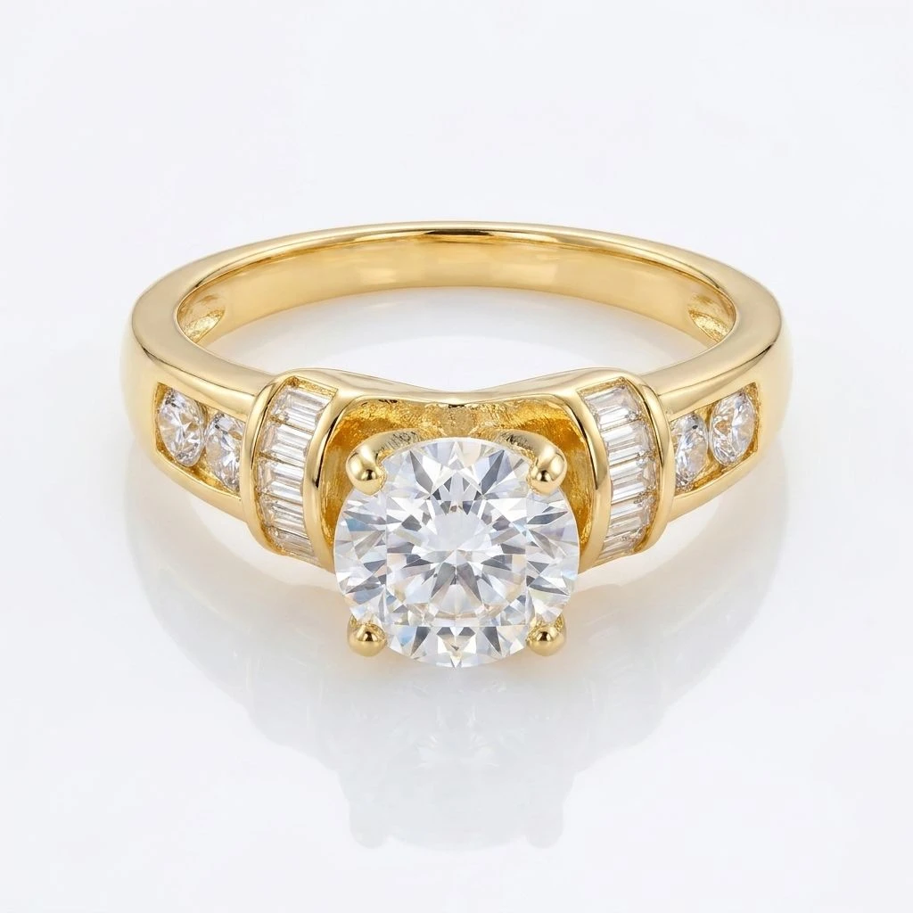 Lumière Solitaire Ring