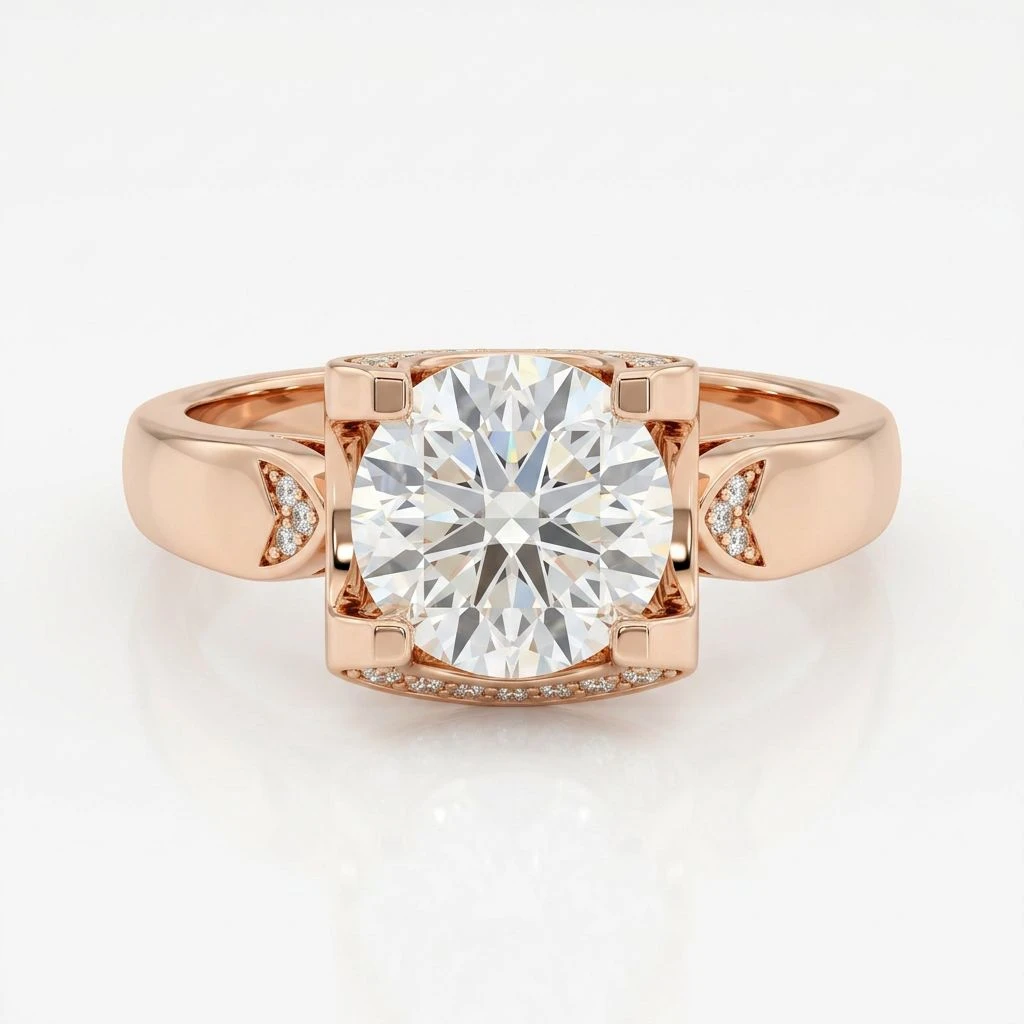"Vintage Deco Frame Ring"