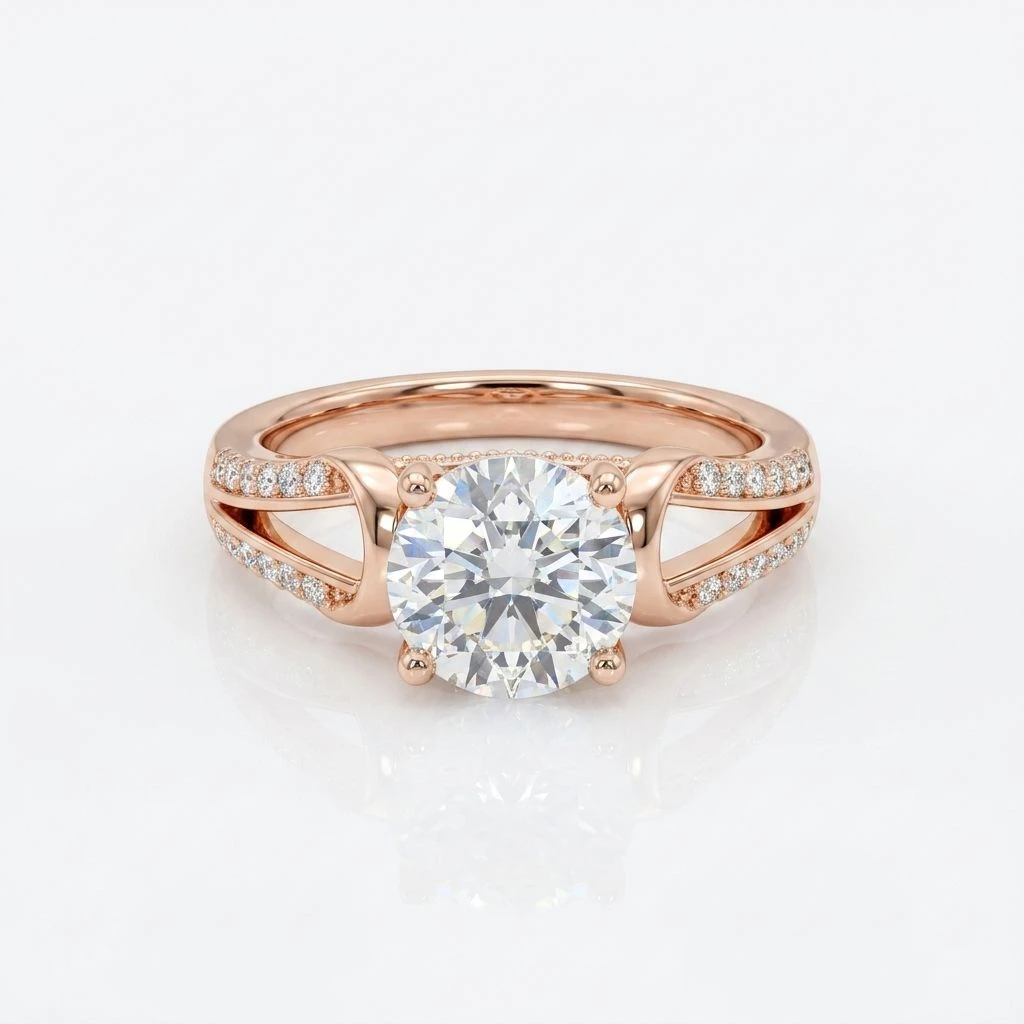 Grace Split-Shank Silver Ring
