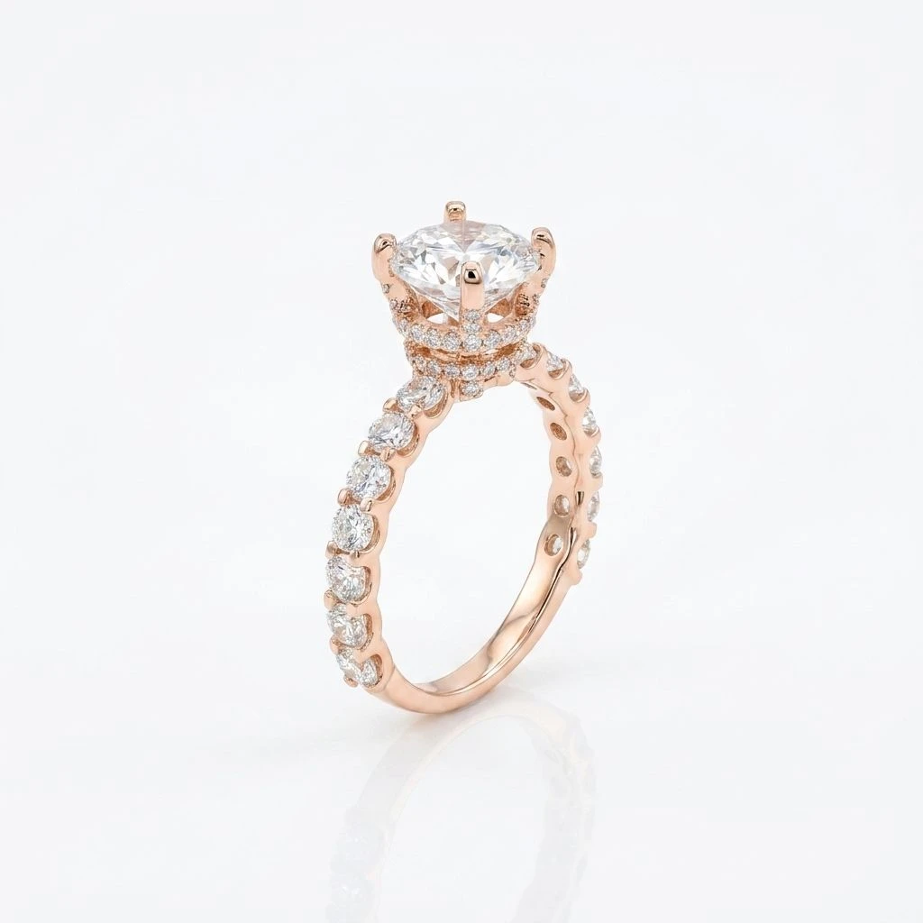 Crown Radiance Silver Ring