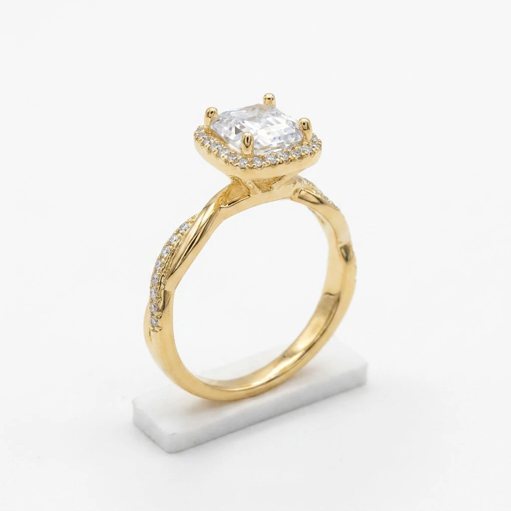 Eternal Twine Halo Ring