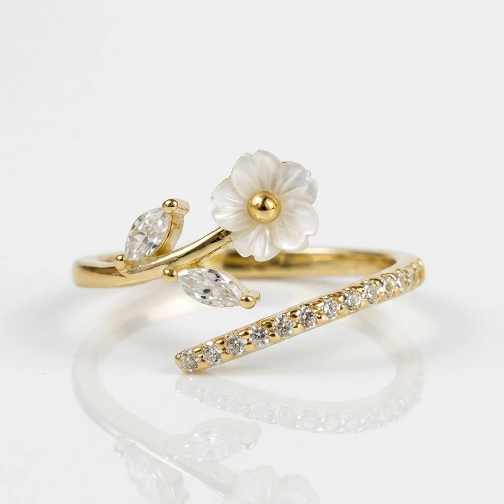 "Grow With Me" Flower Ring