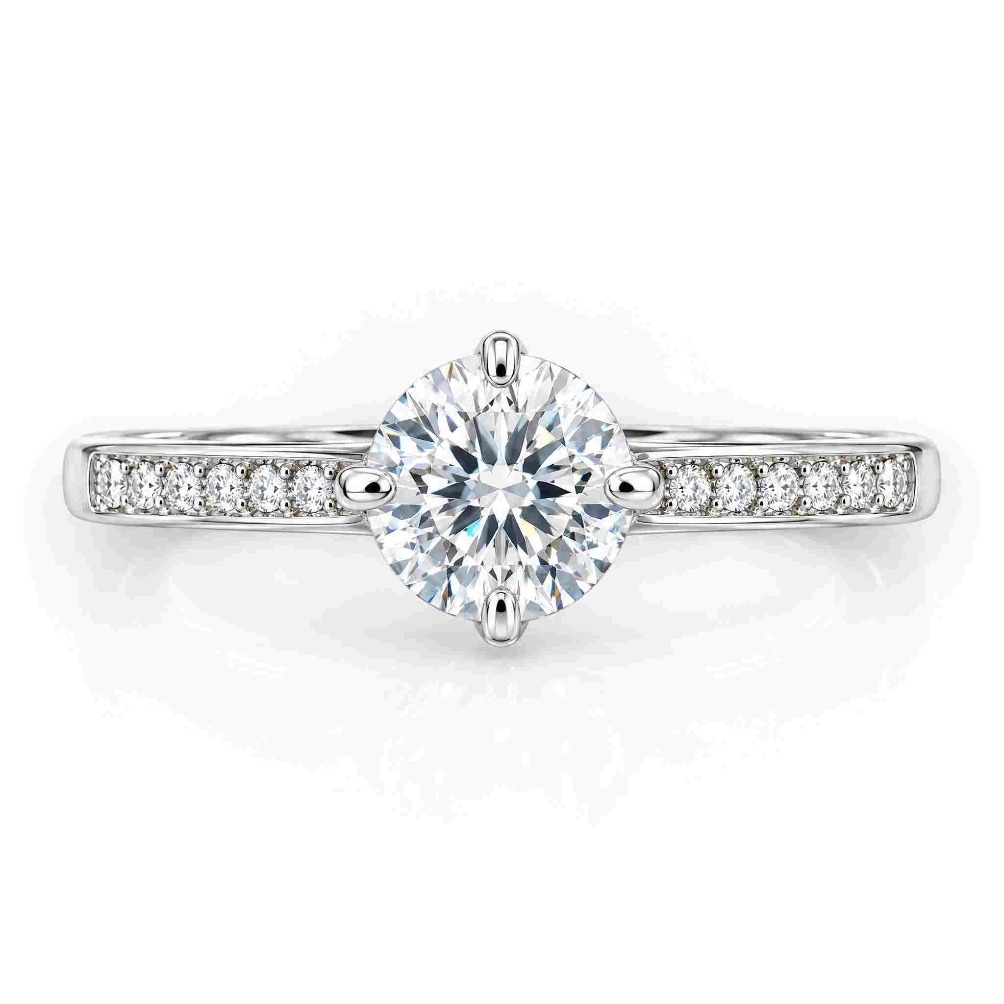 Pure Solitaire Ring